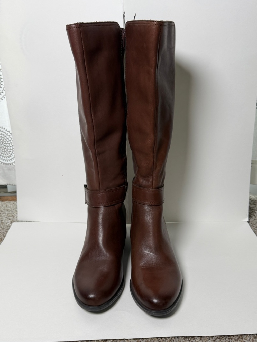 Naturalizer Tall Brown Leather Over-the-Knee Boots